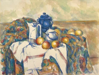 Stillleben mit blauem Topf, ca. 1900